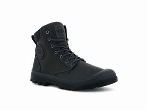 Palladium Férfi Túrabakancs - Pampa Sport Cuff WPN Fekete | 704RKCTLZ